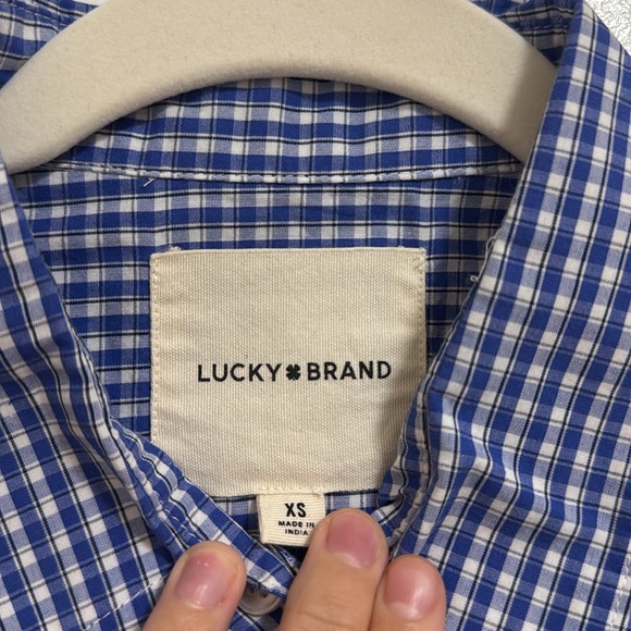 Lucky Brand Cropped Button Down - Picture 2 of 5